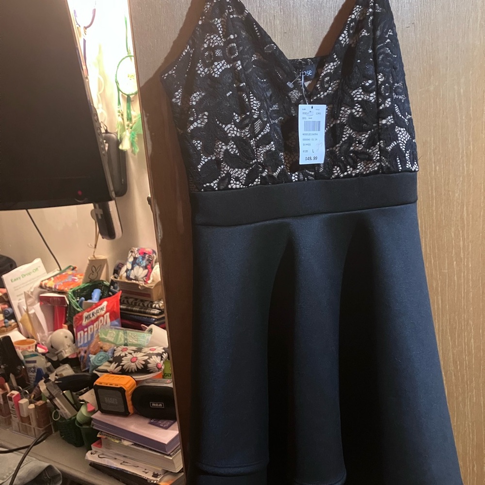 Eclipse Black Lace Dress